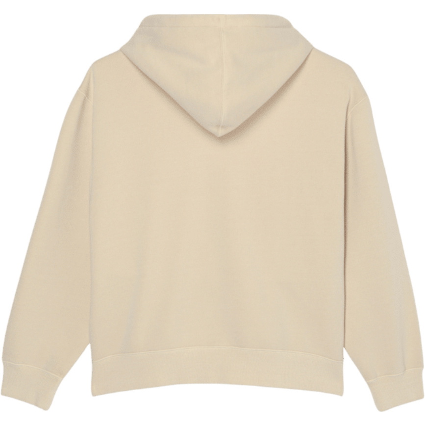 2026 Element Womens Lowcase Pigment Zip Thru Hood ELJFT00135 - Oat Milk